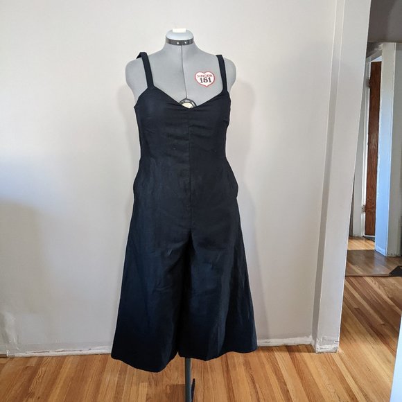 Club Monaco Black Jumpsuit - Size 8 - Picture 1 of 4